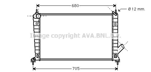 AVA QUALITY COOLING Radiaator,mootorijahutus SB2061